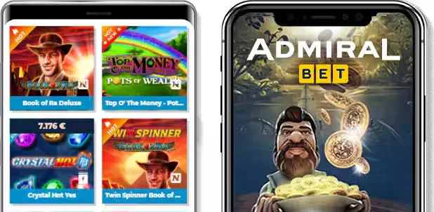 Captura de la App de AdmiralBet Casino